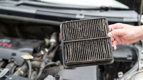 clogged car air filter