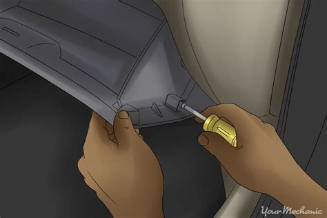 how to change air filter in car glove box